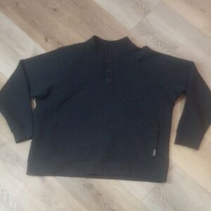 Eddie Bauer Gray Crewneck Sweater Classic Knit Sz XL